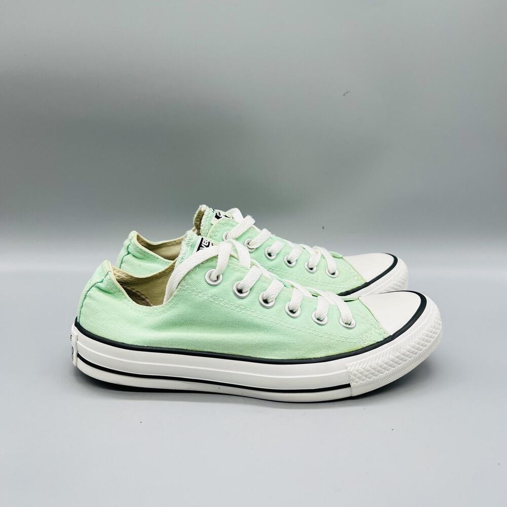 Converse Shoes Womens 7 Green Chuck Taylor All Star Low Top Sneakers Comfort